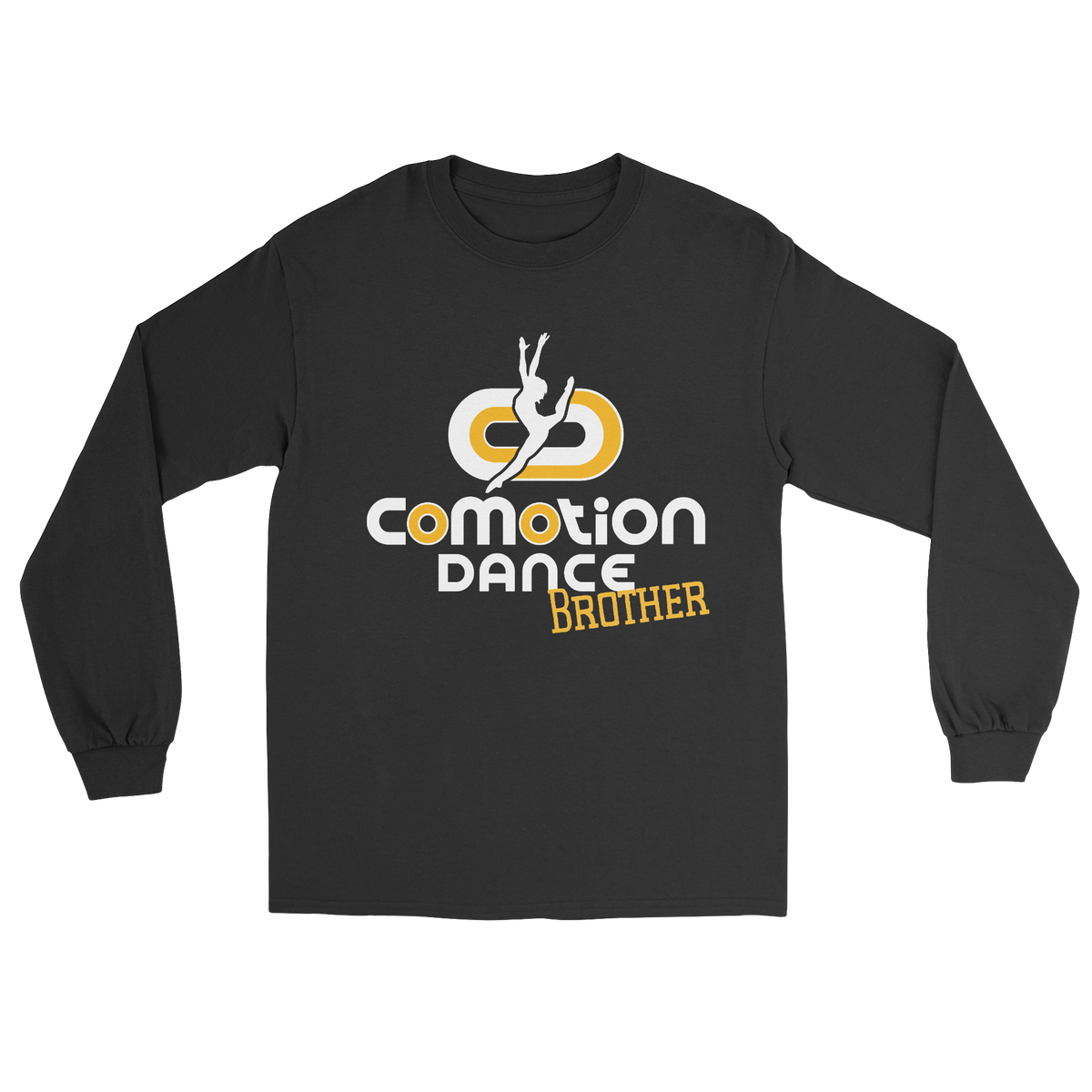 Comotion Dance Brother long sleeve tee in black