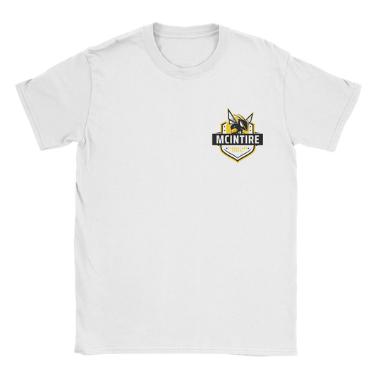 McIntire Hornets Crest T-Shirt in white