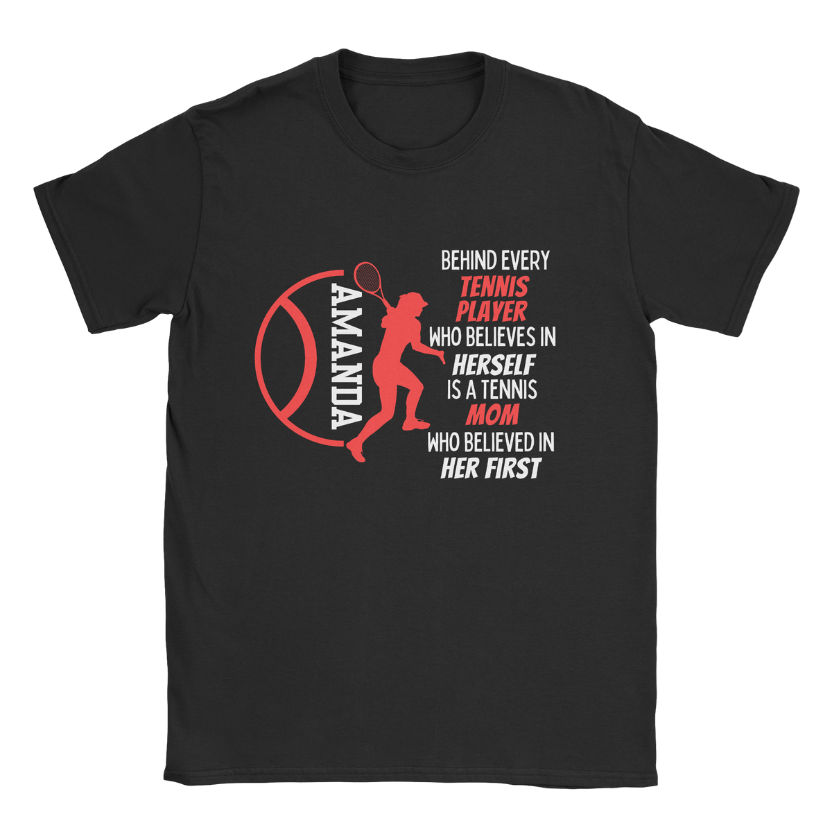 Girl Tennis Parent T-Shirt