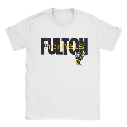 Bold Fulton Hornets T-shirt in white
