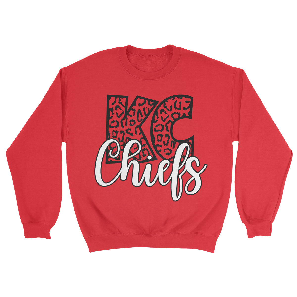 Leopard KC Youth Crewneck Sweatshirt