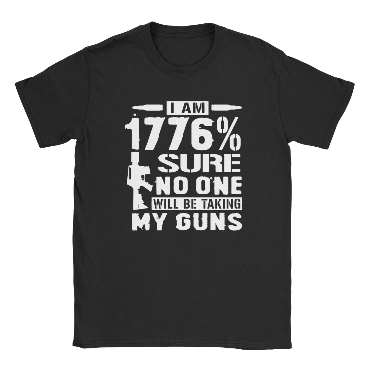 1776 T-Shirt in black 