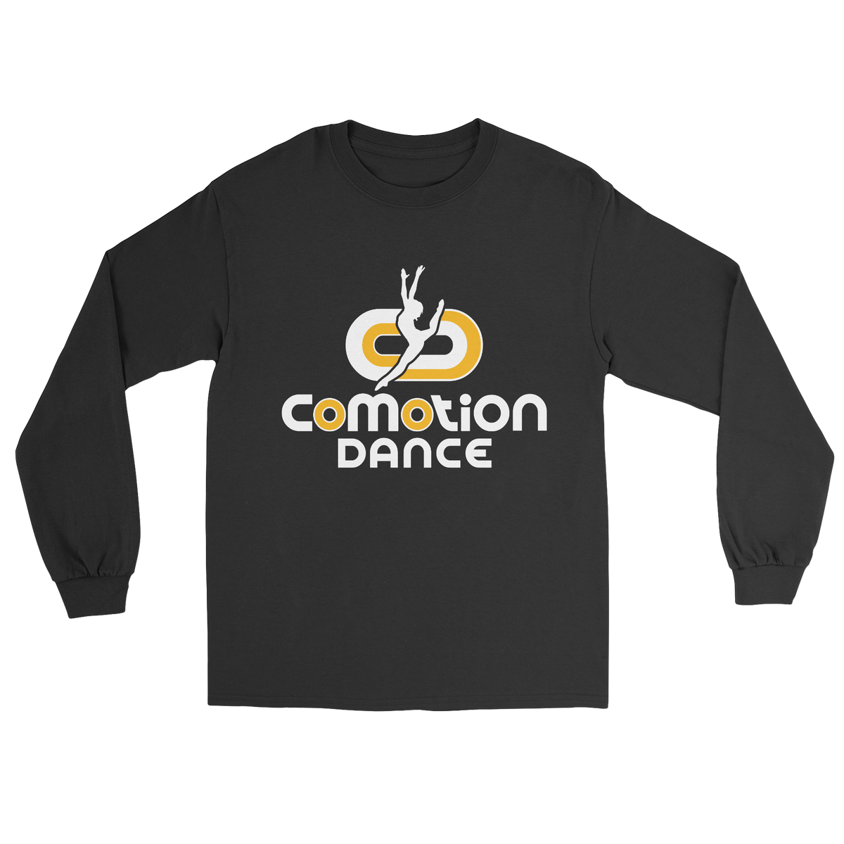Comotion Dance long sleeve tee in black