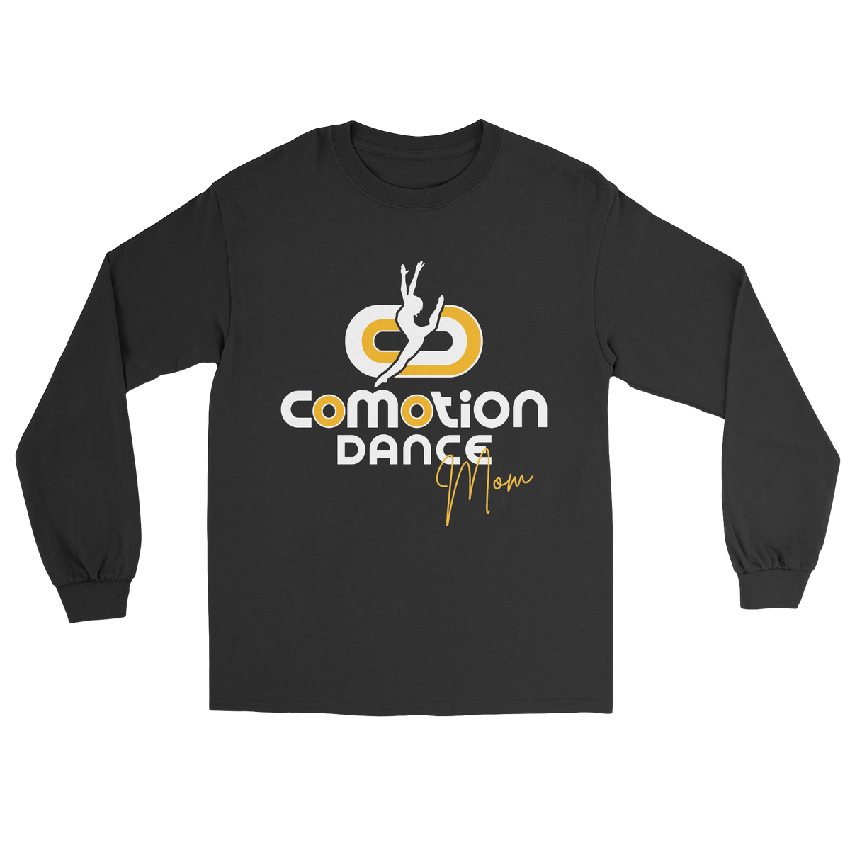 Comotion Dance Mom long sleeve tee in black 