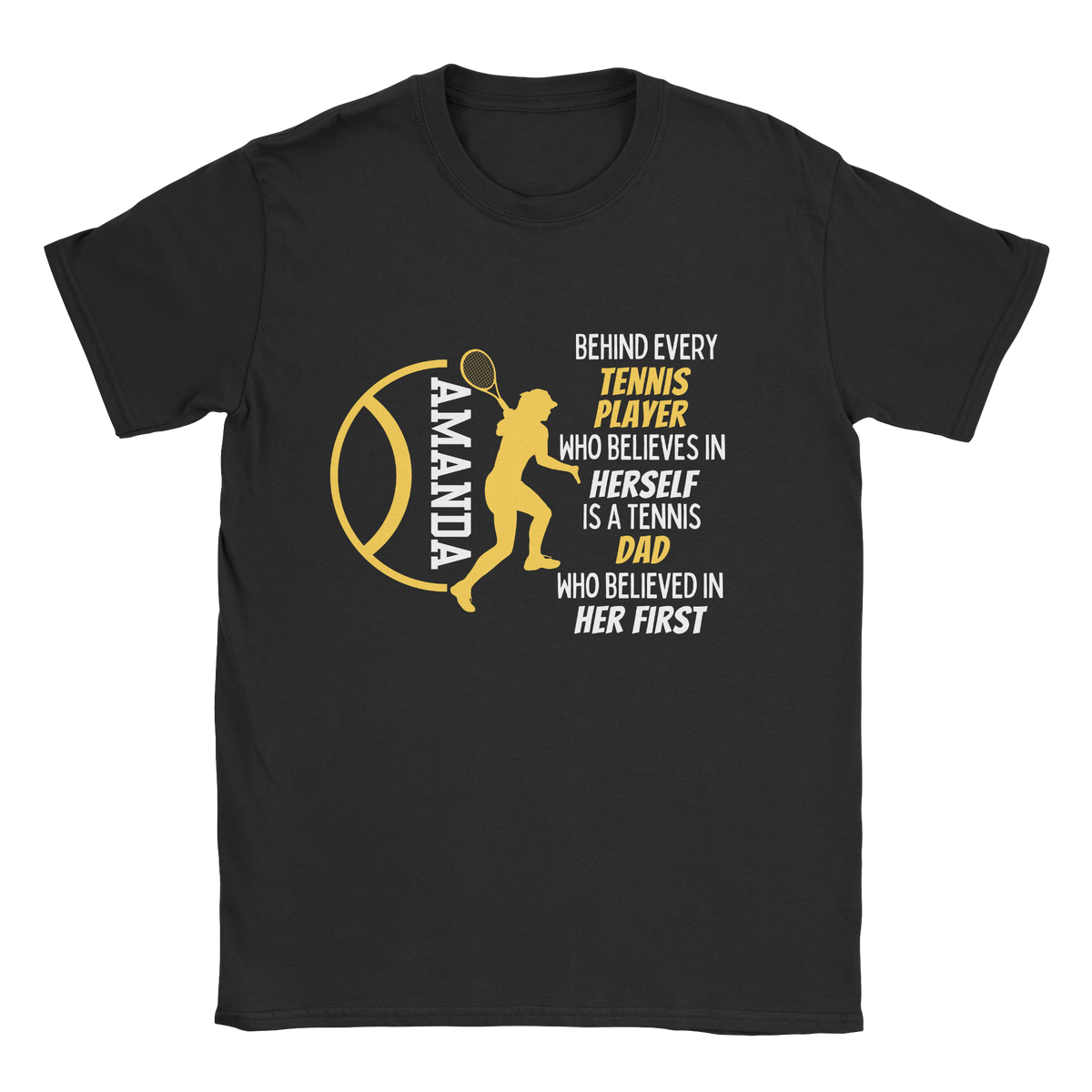 Girl Tennis Parent T-Shirt