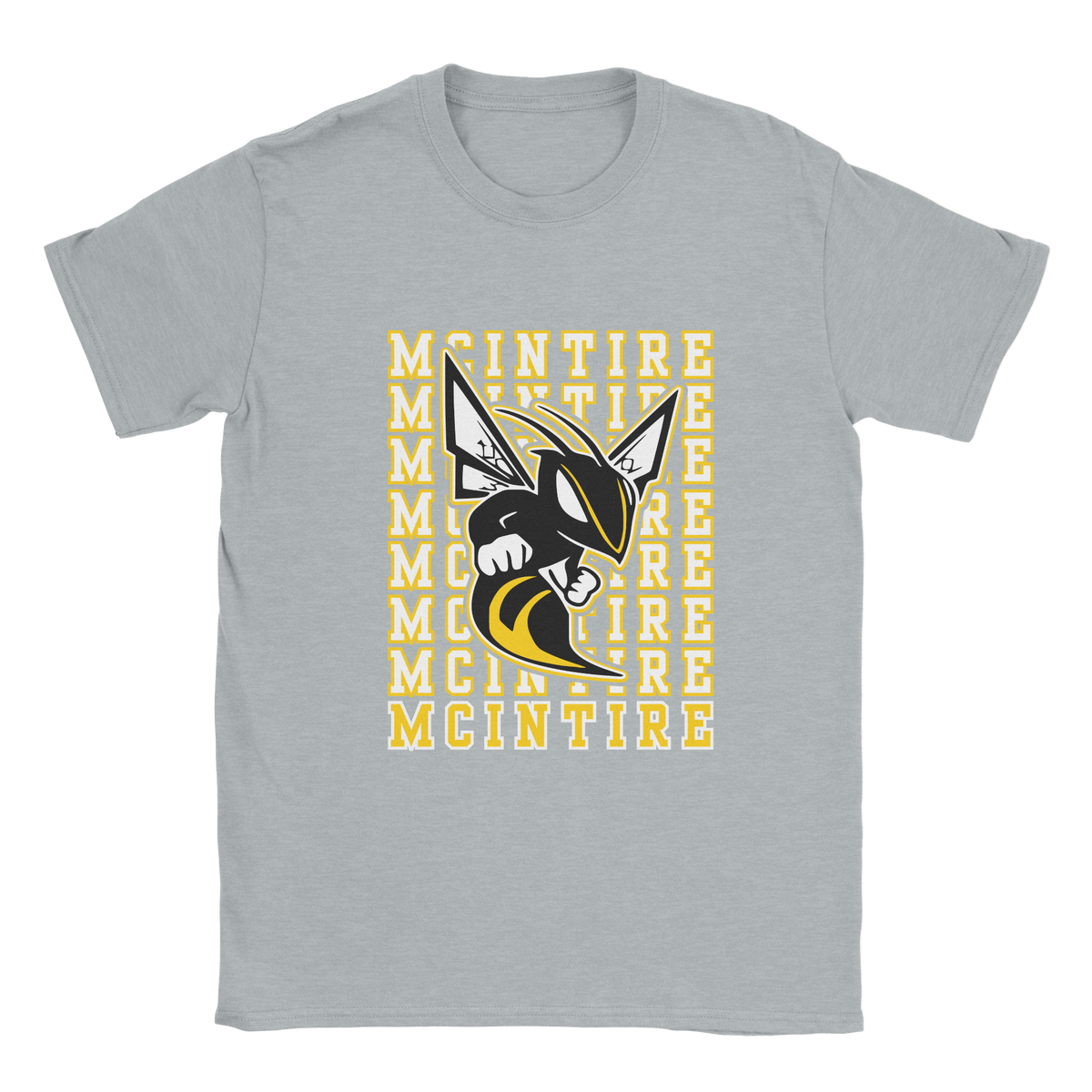 Repeating McIntire T-Shirt in gray 