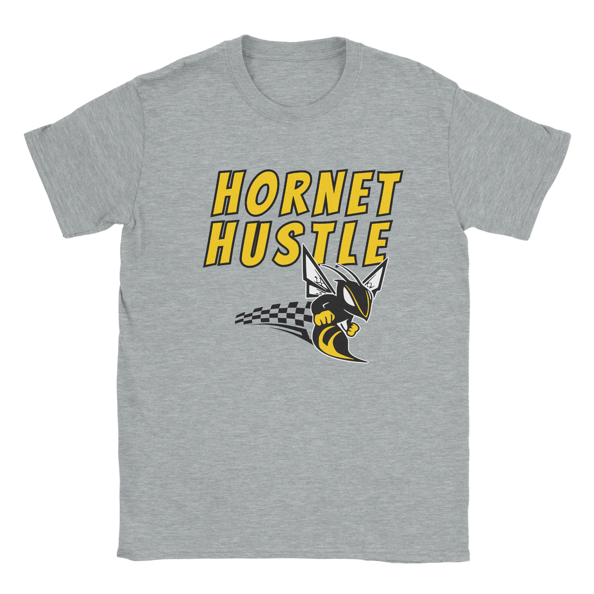 Hornet Hustle T-Shirt in gray 