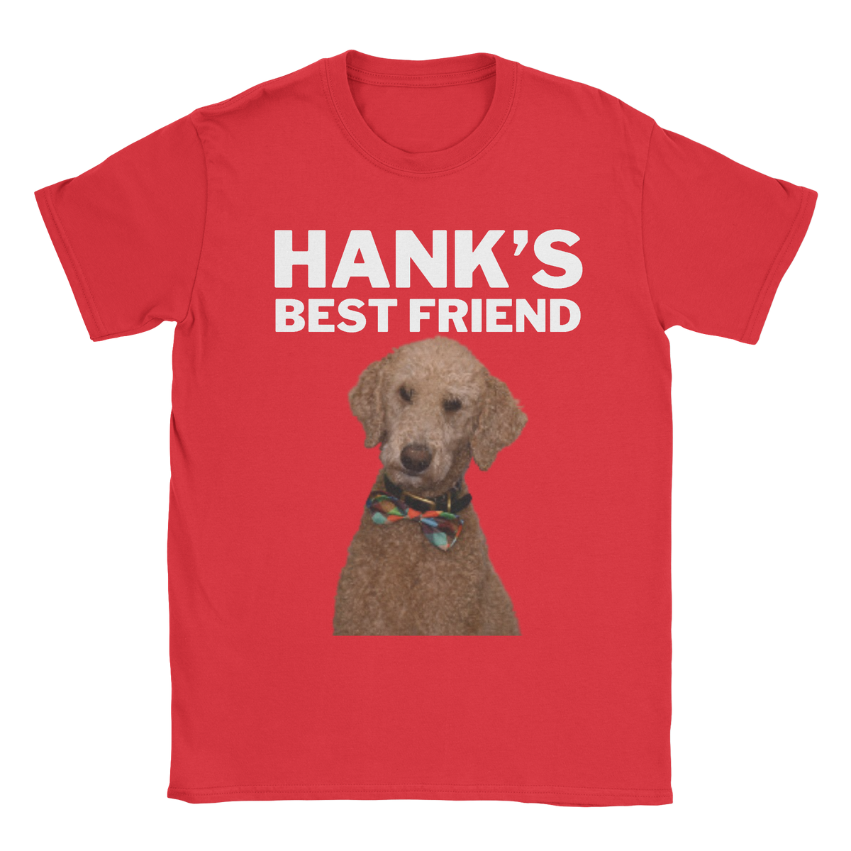Hank's Best Friend T-Shirt in red 