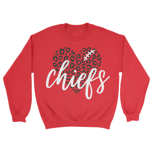 Heart Chiefs Crewneck Sweatshirt