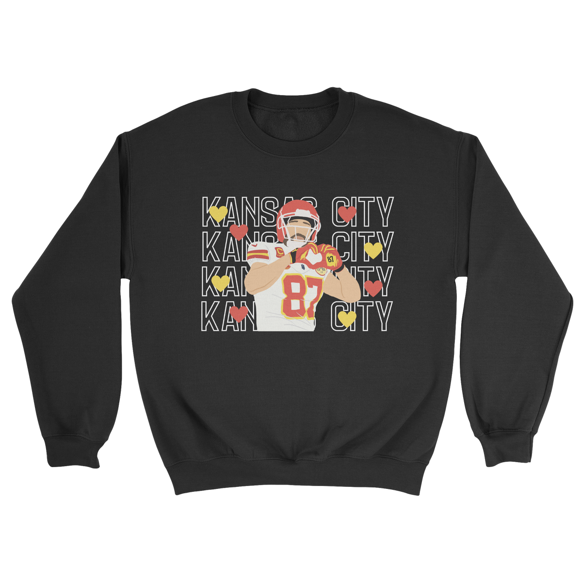 Kelce Heart Hands Crewneck Sweatshirt