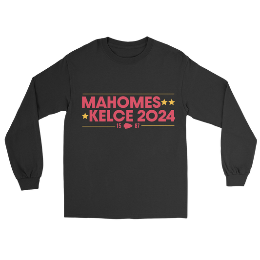 Mahomes Kelce 24 Long Sleeve Tee