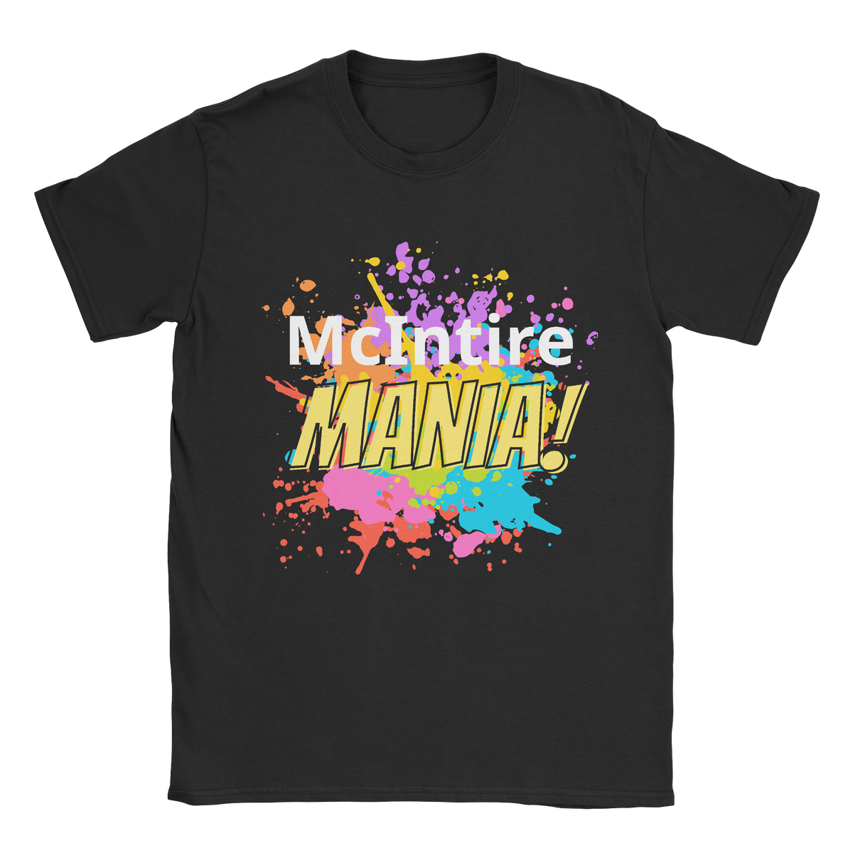 McIntire Mania T-Shirt in black 