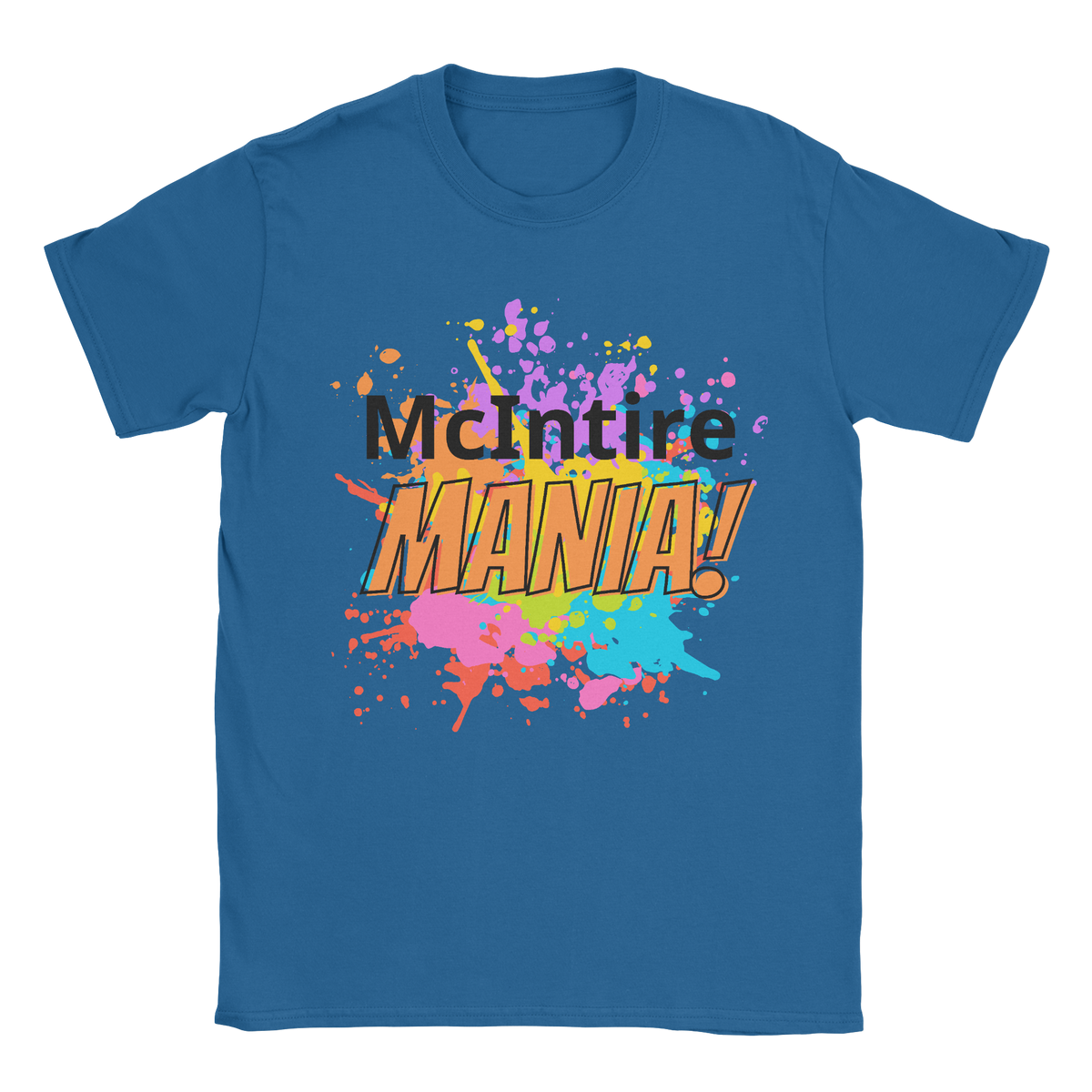 McIntire Mania T-Shirt in royal 