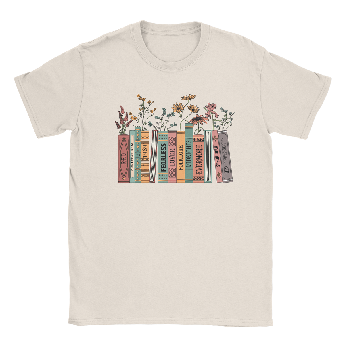 Taylor Swift Album Books T-Shirt