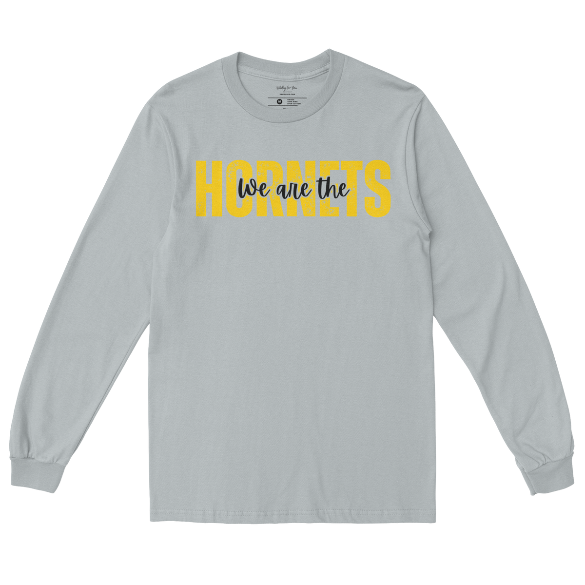 We are the Hornets Long Sleeve Tee in gray 