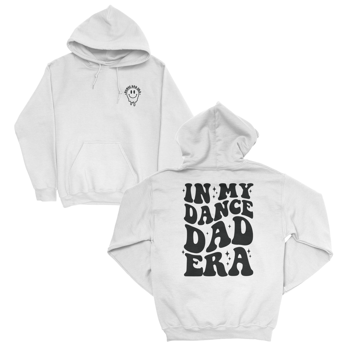 In My Dance Dad Era hoodie in white 