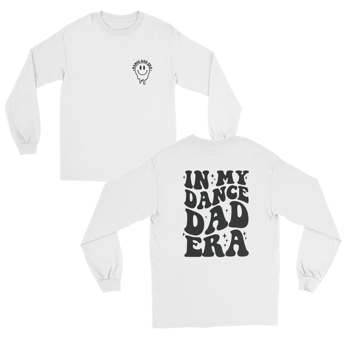 In My Dance Dad Era long sleeve tee in white 